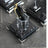 Zebra Black 15-Piece Crystal Executive Desk Set with Personalized Nameplate – Black & Silver