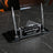 VIP Black Crystal Desk Nameplate Set with Dual Pen Holder – Personalized