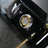 VIP Black Crystal Desk Nameplate Set with Dual Pen Holder – Personalized
