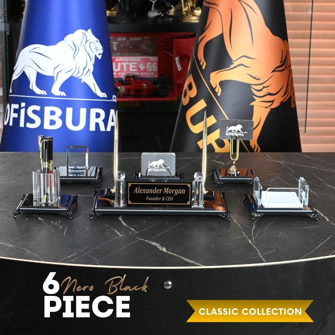 6 Piece Classic Collection – Nero Black