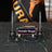 Ephesus Black Marble Desk Nameplate Set with Clock & Dual Pen Holder – Personalized
