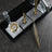 Majesty Personalized Crystal Desk Nameplate Set – Gold