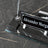 Ephesus Black Marble Desk Nameplate Set with Clock & Dual Pen Holder – Personalized