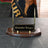 Wooden Desktop Nameplate Set – Gold Detail