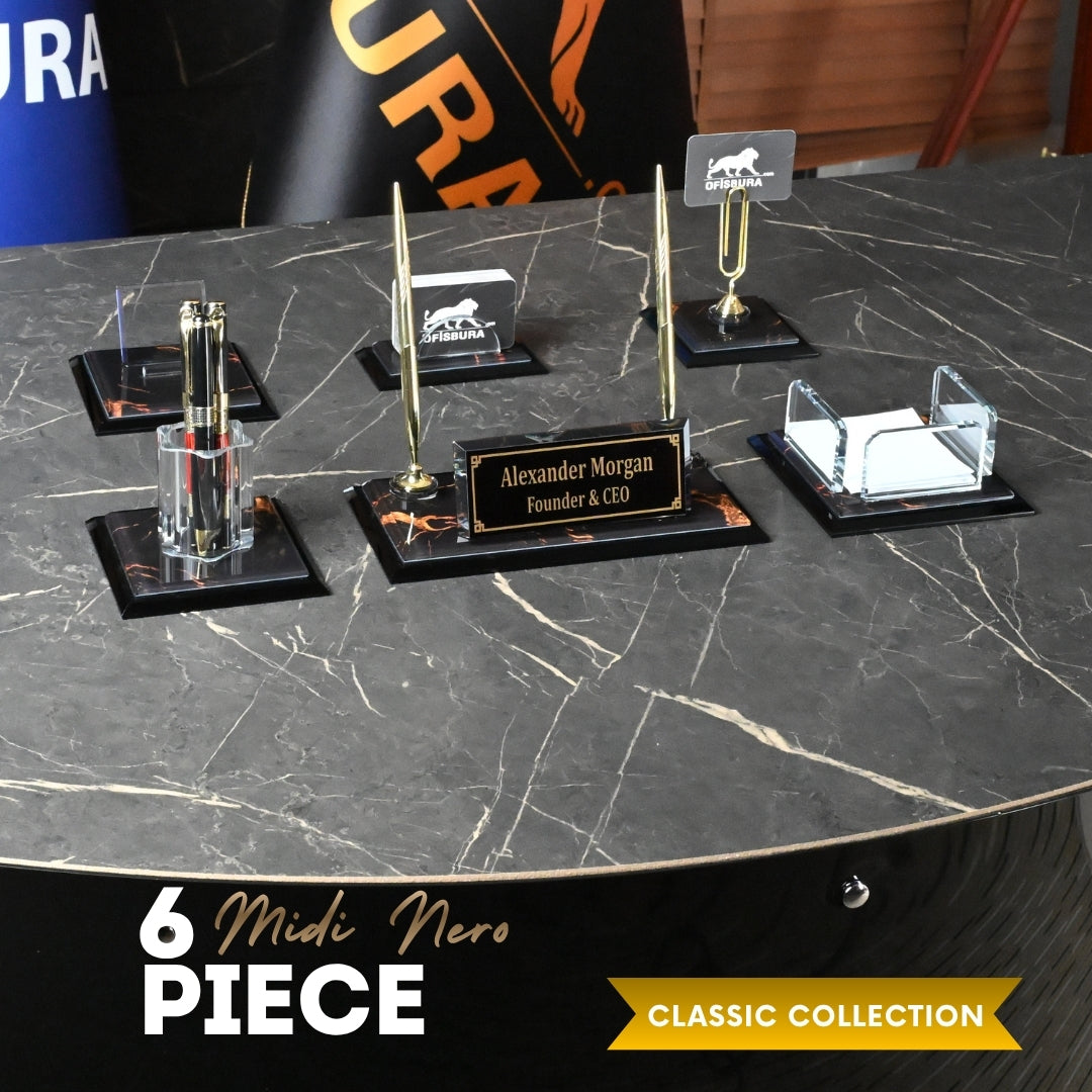 6 Piece Classic Collection – Midi Nero