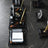 Nero 15-Piece Crystal Executive Desk Set with Personalized Nameplate – Black & Gold