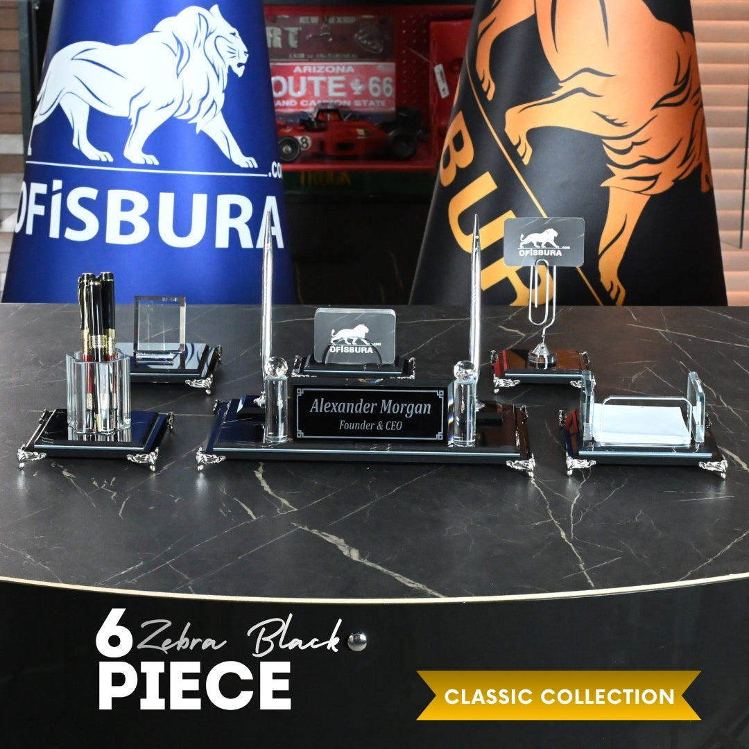 6 Piece Classic Collection – Zebra Black