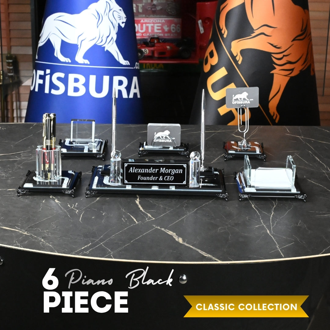6 Piece Classic Collection – Piano Black