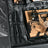 Napolion | Gift-Boxed 6-Piece Crystal Executive Desk Set with Personalized Nameplate – Orange & Gold