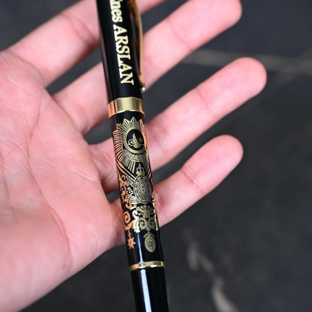 1453 Tughra Line Personalized Signature Pen – Engraved Pen with Gift Box