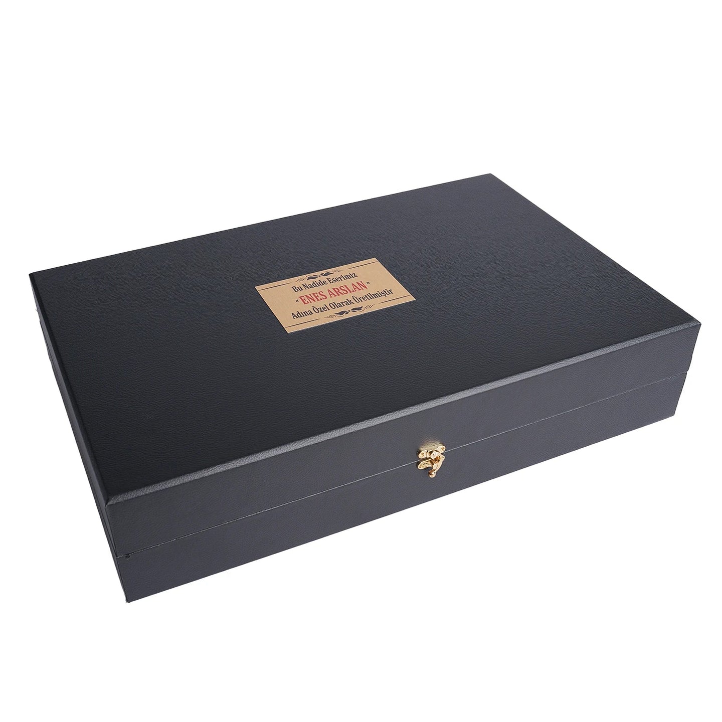 Siena | Gift-Boxed 6-Piece Crystal Desk Set & Personalized Nameplate