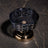 Elegant Series Footed Crystal Ashtray & Candy Dish – Smoked Gray, 5.9"