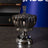 Footed Crystal Glass Candy Dish with Lid – Silver, 9.8"