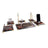Royalty | Gift-Boxed 6-Piece Crystal Desk Set & Personalized Nameplate