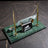 Signature Emerald Marble Desktop Nameplate Set with Clock & Dual Pen Holder – Personalized