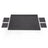 Large Executive Desk Pad with Flap – Anthracite, 19.7" × 13.8" | 4 Coasters Included