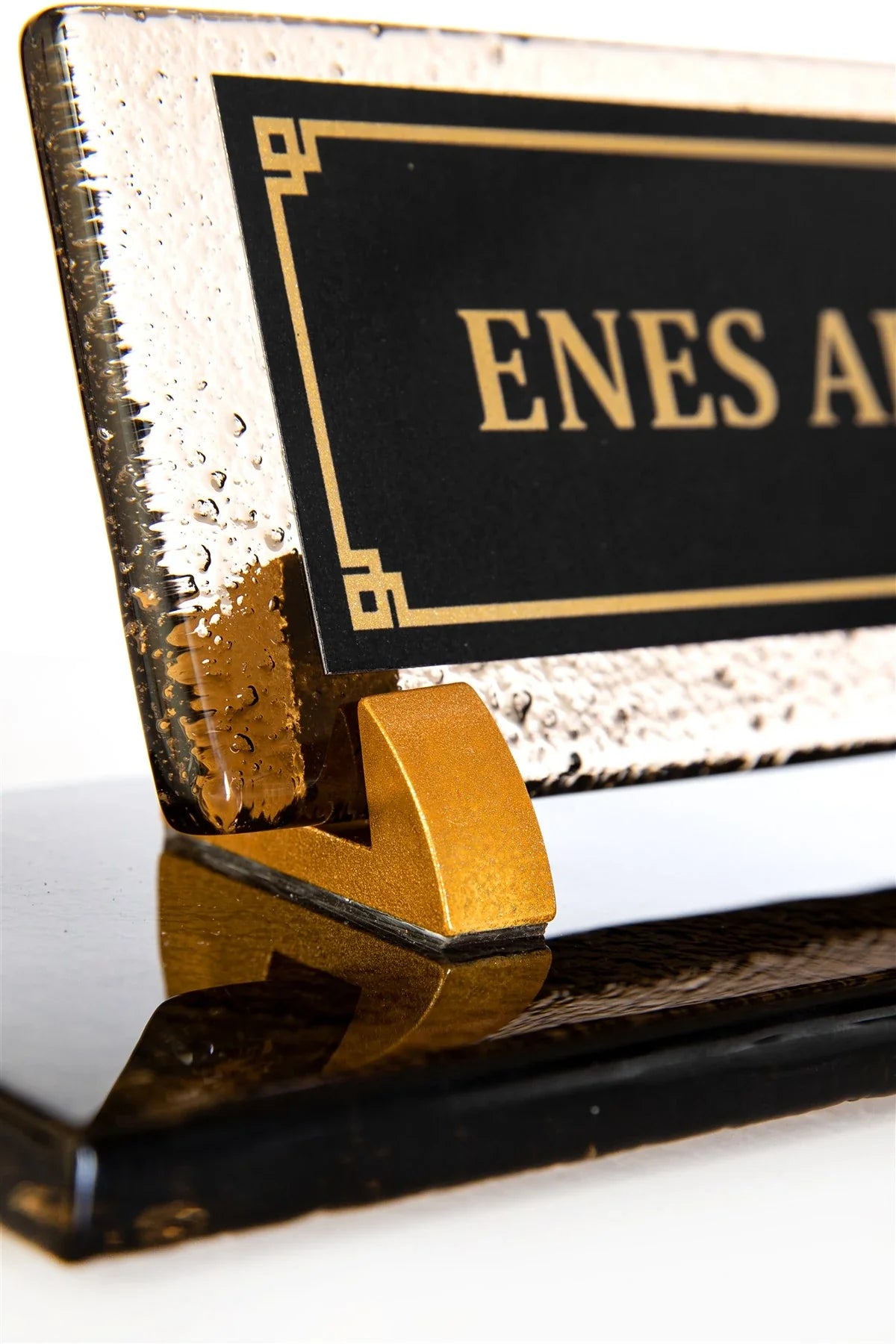 Standard | Crystal Desk Nameplate