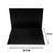 Large Executive Desk Pad with Flap – Anthracite, 19.7" × 13.8" | 4 Coasters Included
