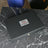 Zebra Black | Gift-Boxed 6-Piece Crystal Executive Desk Set with Personalized Nameplate – Black & Silver