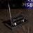 Black Marble Desktop Nameplate Set with Silver Pen Holder – Personalized