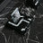 Piano Black | Gift-Boxed 6-Piece Crystal Executive Desk Set with Personalized Nameplate – Black & Silver