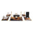 Siena | Gift-Boxed 6-Piece Crystal Desk Set & Personalized Nameplate