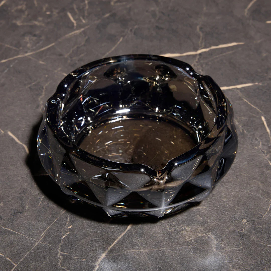Essence Smoke Crystal Glass Ashtray – Smoked Gray