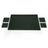 Large Executive Desk Pad with Flap – Green, 19.7" × 13.8" | 4 Coasters Included