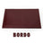 Large Executive Desk Pad with Flap – Burgundy, 19.7" × 13.8" | 4 Coasters Included