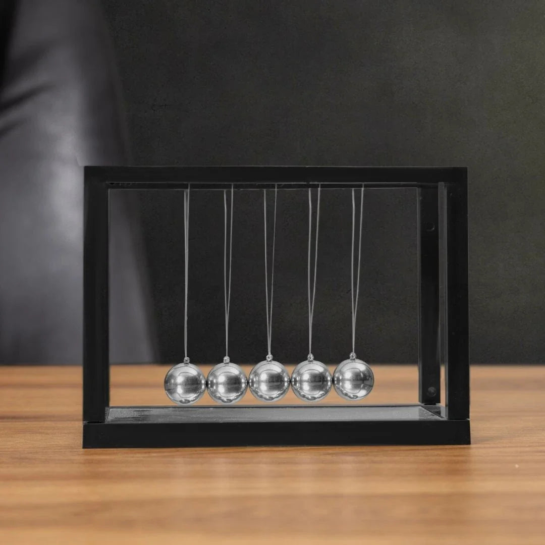 Zebra Black | 9-Piece Crystal Desk Set & Personalized Nameplate