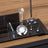 Elite Crystal | 7-Piece Crystal Desk Set & Personalized Nameplate – Silver Accents