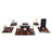 Royalty | Gift-Boxed 6-Piece Crystal Desk Set & Personalized Nameplate