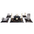 Nero | Gift-Boxed 6-Piece Crystal Desk Set & Personalized Nameplate