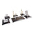 Nero | Gift-Boxed 6-Piece Crystal Desk Set & Personalized Nameplate