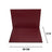 Large Executive Desk Pad with Flap – Burgundy, 19.7" × 13.8" | 4 Coasters Included