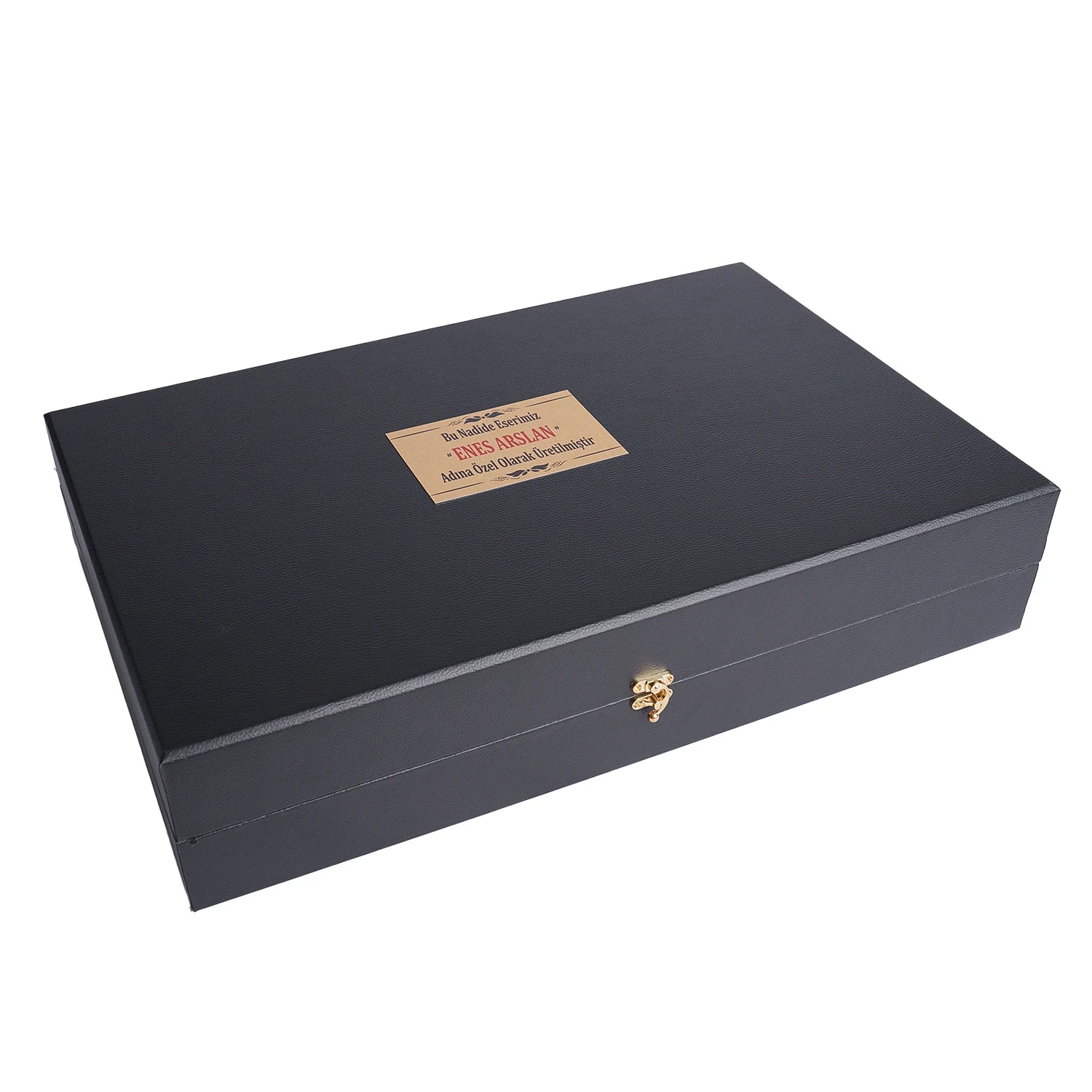 Royalty | Gift-Boxed 6-Piece Crystal Desk Set & Personalized Nameplate