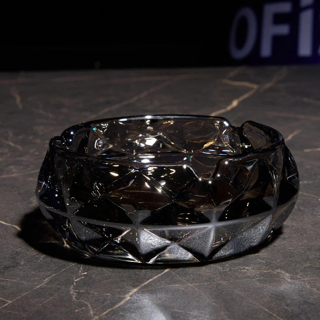 Essence Smoke Crystal Glass Ashtray – Smoked Gray